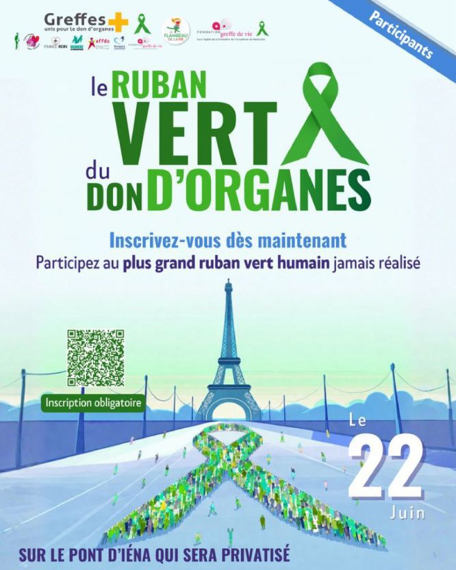 PARIS 22 juin Ruban Vert